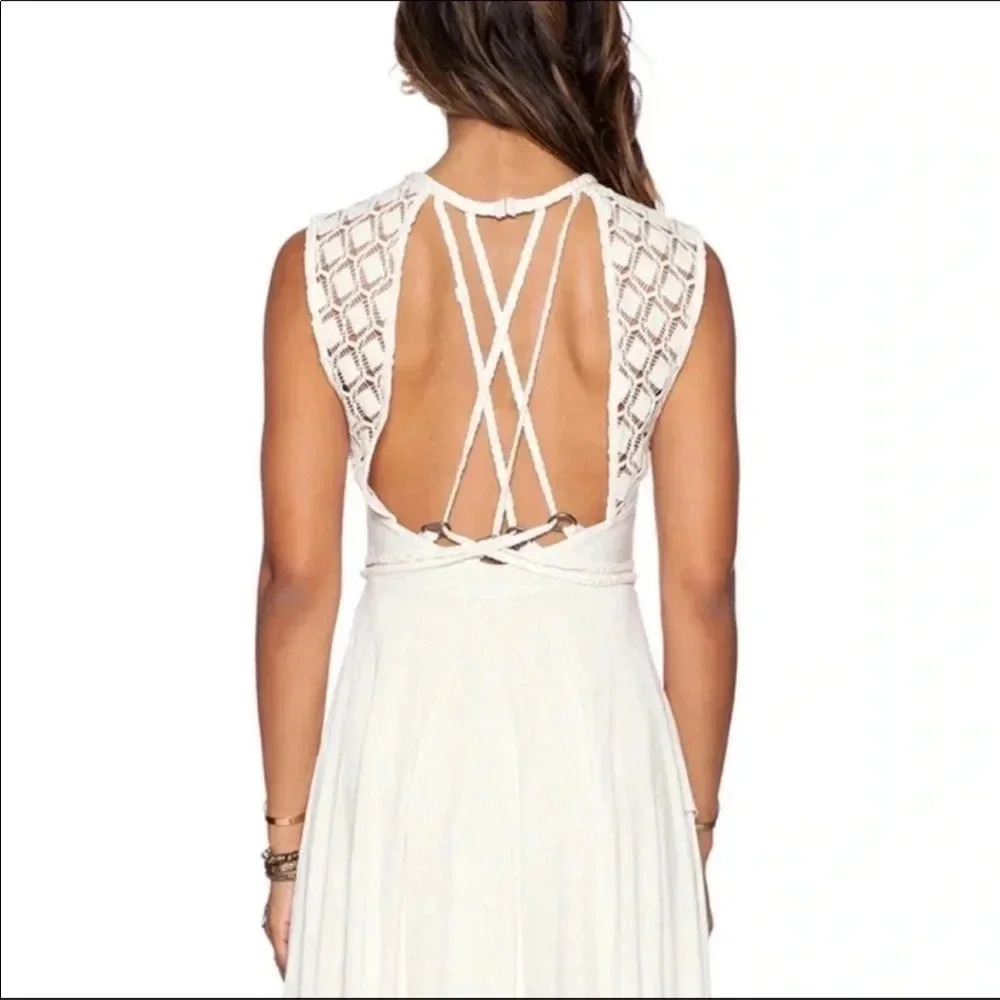 Free people afternoon delight asymmetrical dress - Picture 3 of 11